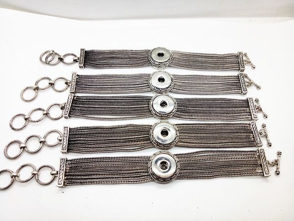 

Женщины мода многослойные цепи имбирь защелками ювелирные изделия браслет подхо