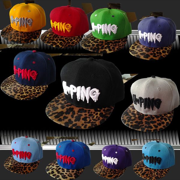 

hat factory baseball caps leopard wide brim hats hip-hop hats embroidered break dance ball caps ing, Blue;gray