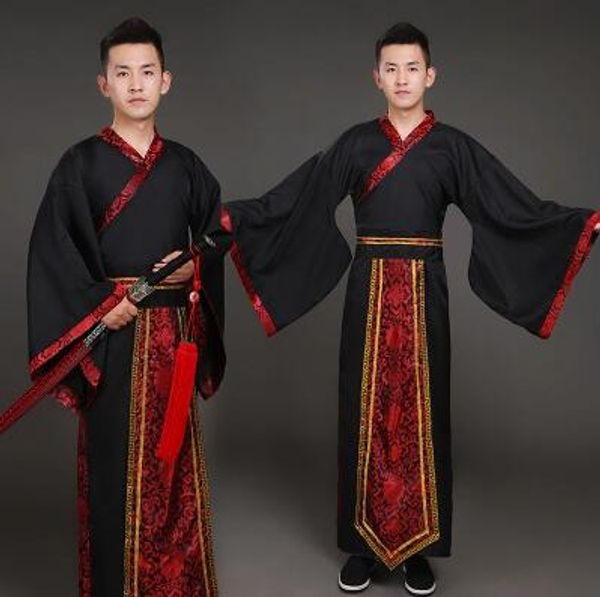 

men's wear of the han dynasty costume of han dynasty crown prince, Red