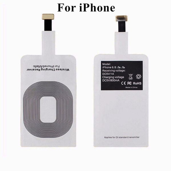 

Universal Qi wireless charger receiver module fast speed charging adapter for iPhone 7 6S 6SP and Android Type Phone