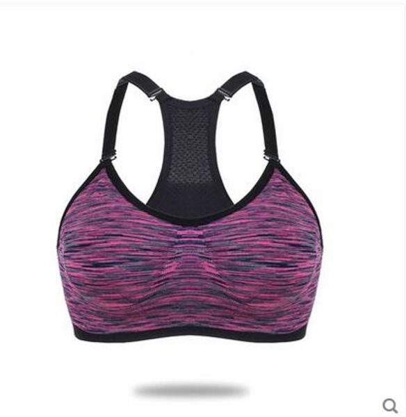 

powder adai ms angel sports a rim bra underwear shockproof running bra camisole us back together, Red;black