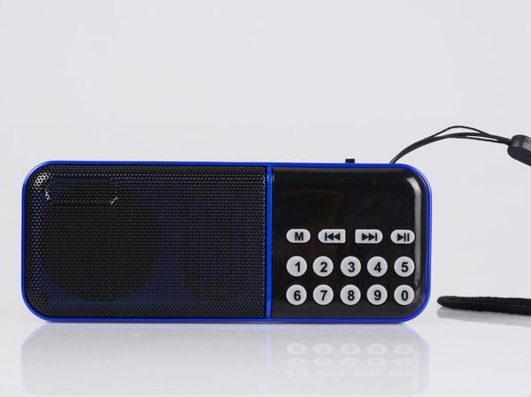 

Portable hifi mini digital fm radio peaker older men radio with 18650 battery portable mp3 player amplifier u di k tf card c 862