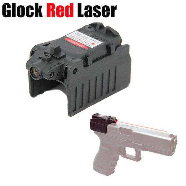 Tactical Compact Pistol Laser Red Visão para G 17 18C 22 34 Series