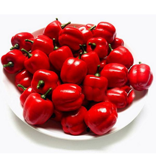 

wholesale- 20pcs bubble mini chili simulation fruit artificial vegetable fake chili home decoration wholesale