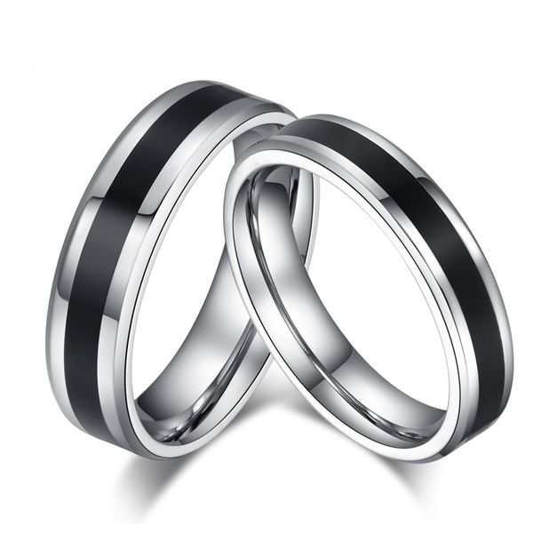 

meaeguet wholesale couple wedding rings stainless steel wedding rings for men and women cr-012, Slivery;golden