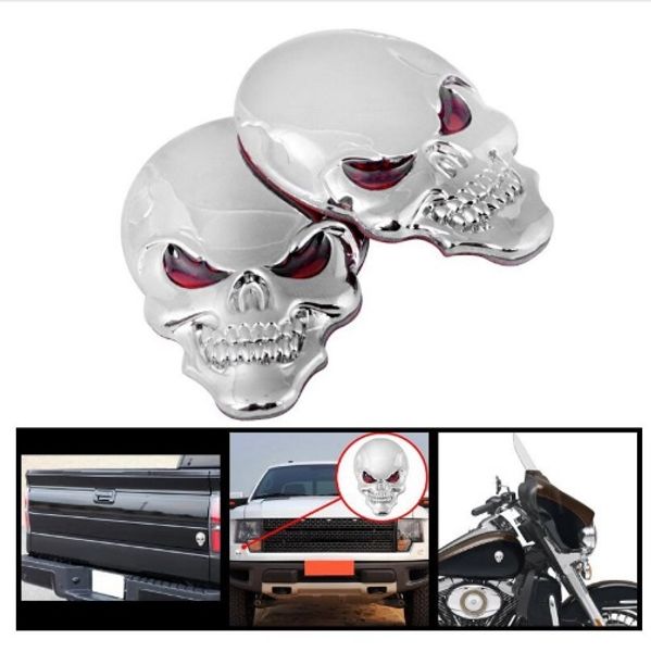 

1 шт. металл 3d череп автомобиля наклейки логотип эмблема грузовик авто стайлинга автомобилей стикер наклейка 3 цвета