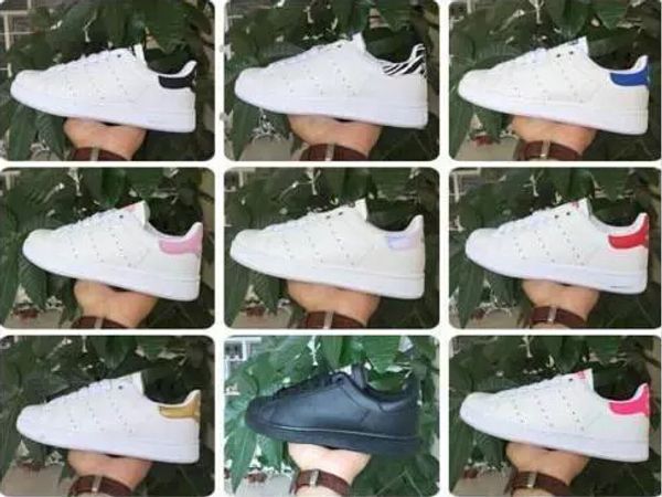 

women men new stan shoes fashion smith sneakers casual leather sport shoes shoe 2021, Black