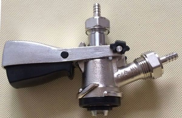 

d system keg coupler,keg head ,brass body,stailess steel probe for beer dispenser