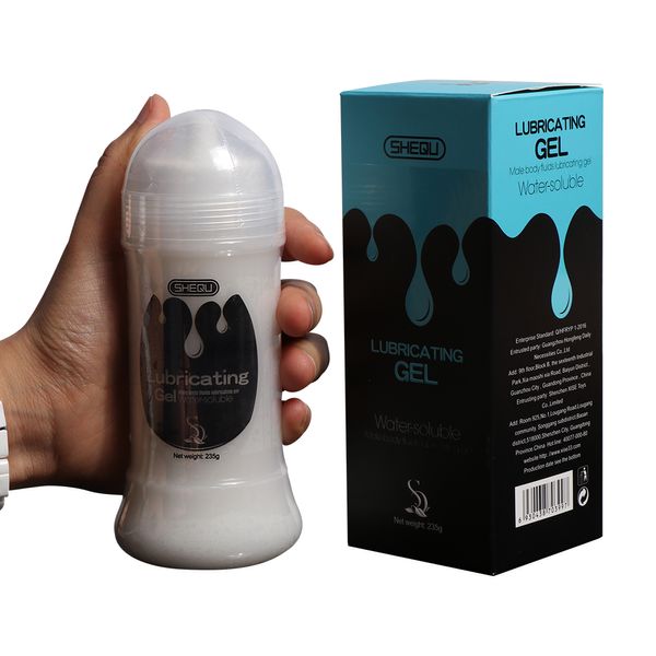 Hochwertiges SHEQU 235 ml Climax Lube Feel wasserbasiertes und seidig glattes Gleitmittel Vagina ANAL Körpersexöl für Frauen und Männer4013306