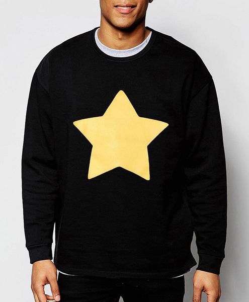 

wholesale-men hoodies steven universe star cookie cat brand clothing harajuku hip hop style cotton sweatshirt 2016 new fashion streetwear, Black