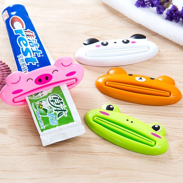 

cartoon animal toothpaste squeezer bath toothbrush tube rolling holder tools dispenser squeezing bathroom set