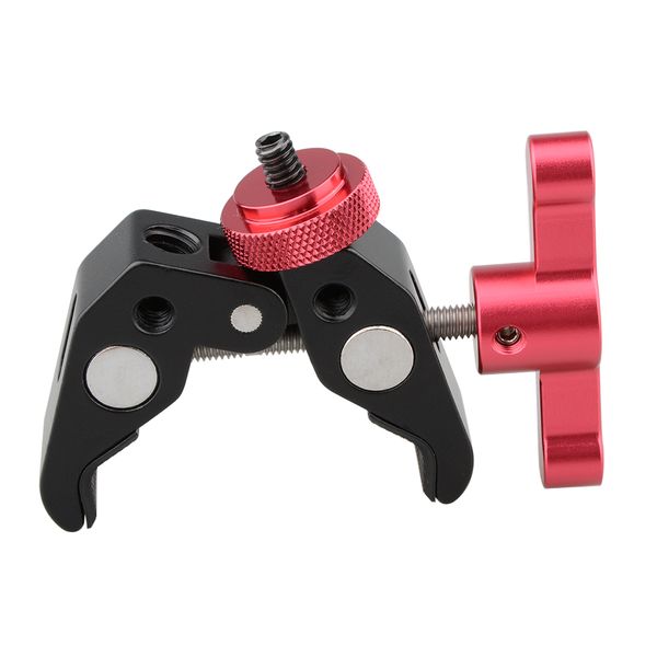 

camvate super clamp crab pliers clip with 1/4" to 1/4" screw adapter