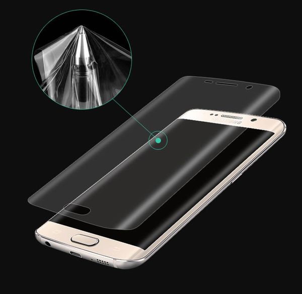 

for galaxy s20 ultra s20+ s9 s8 note 8 9 10 pro full coverage curved soft tpu anti-shock front screen protector film for samsung s7 edge s8