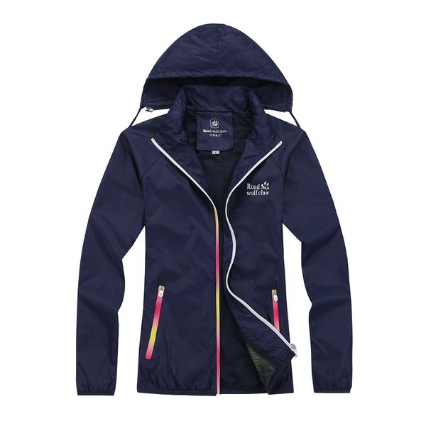 

wholesale- china size spring autumn thin windbreaker hoody zipper casual jackets women basic coats jaqueta feminina #151298b, Black;brown
