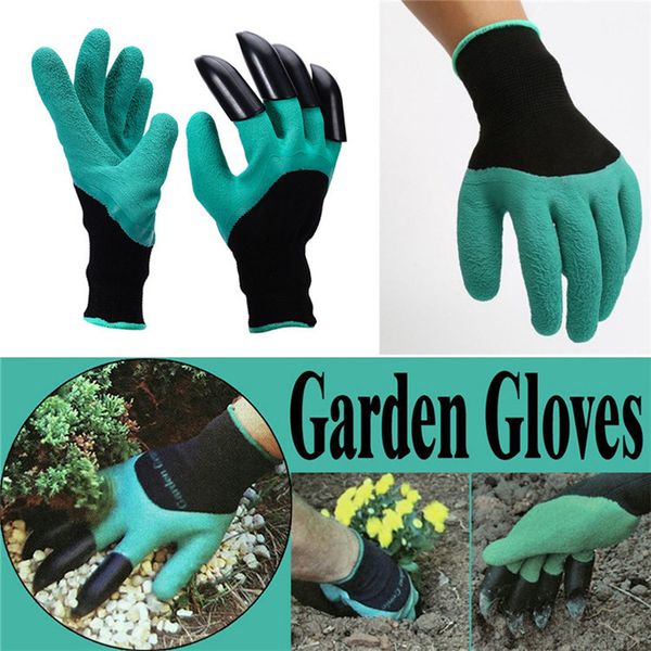 

garden gloves with 4 claws cut resistant nitrile digging gloves ingertips claws left hand claws ib432