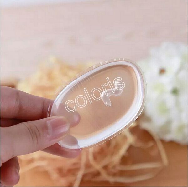 

new transparent silicone resins puff elastic smooth foundation puff good quality silicone applicators ( 120 pcs/lot