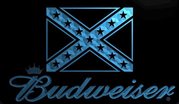 

LS1931-б-бунтарь-конфедерат флаг-Budweisers-Bar-Неон-LED-Light-Sign.jpg