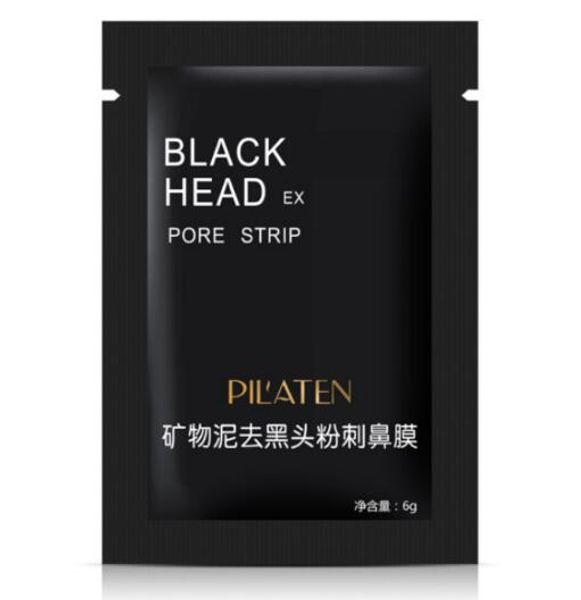 Pilaten sucção preto máscara rosto cuidado limpeza estilo rasgo tira de pore profundamente limpo nariz acne máscara facial remover cabeça preta dhl navio