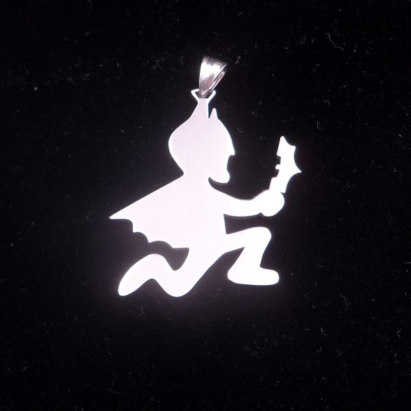 Best seller Gioielli ICP batman hatchetman juggalo Charm in acciaio inossidabile twiztid rara collana juggalo con chian a sfera da 3 mm da 30 pollici