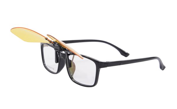

wholesale- night vision glasses polarized anti blue light goggle and fashion clip on driving glasses, White;black