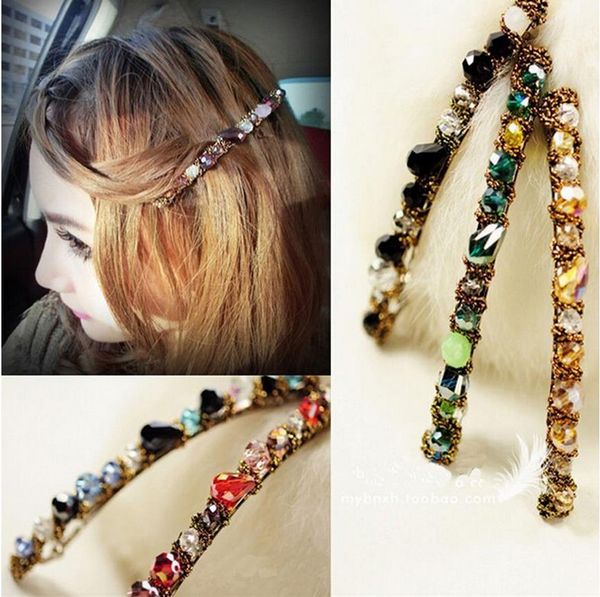 

Hot Sale Women Girls Korean Fashion Crystal Rhinestone Barrette Hairpin Clip Hair Accessories