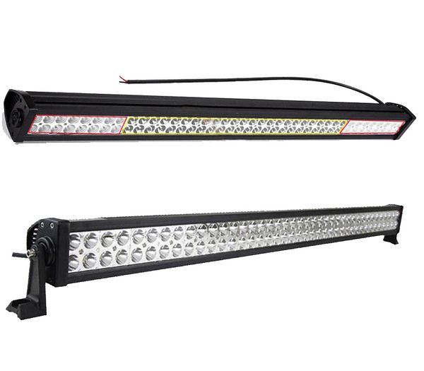 42 inch 240W LED Work Light Bar Flood Spot Combo For Offroad Jeep Driving Front