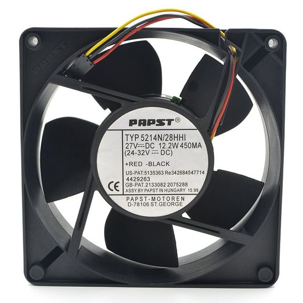 

papst 5214n/28hhi 27v 12738 temperature control fan inverter fan