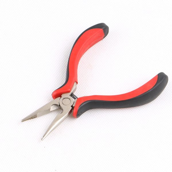 

hair extension pliers with teeth multi-function pincers pulling micro beads accessory black & red color