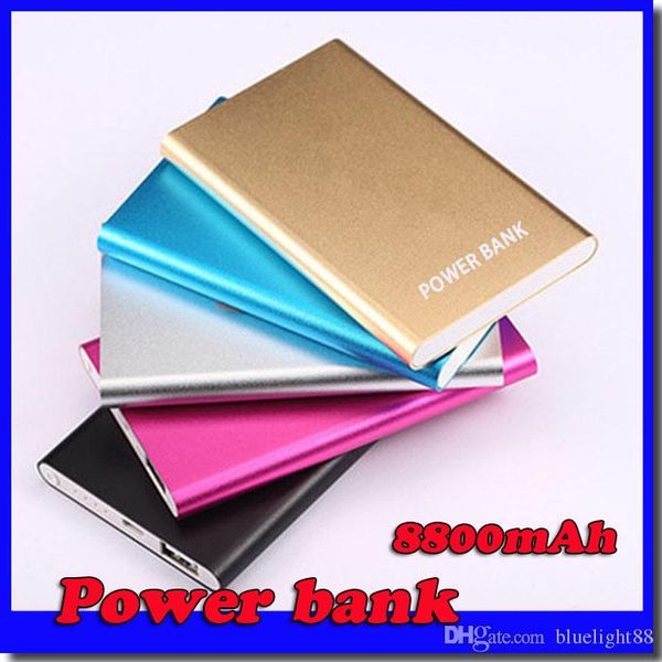 

ultra slim powerbank 8800mah power bank for xiaomi mobile phone tablet pc external battery customizable logo