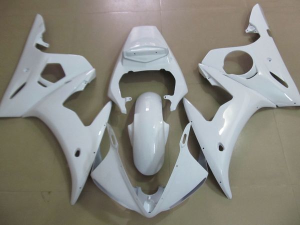 Yamaha YZF R6 için motosiklet kaporta kiti 03 04 05 beyaz kaportalar set YZF R6 2003-2005 OT07