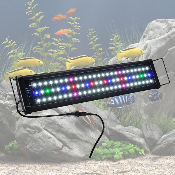 

Aquarium Full Spectrum Multi - Color LED Light 0.5W 78 LED For 24"- 30" Fish Tank