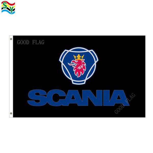 

goodflag scania flags banner 3x5 ft 90*150cm polyster outdoor flag