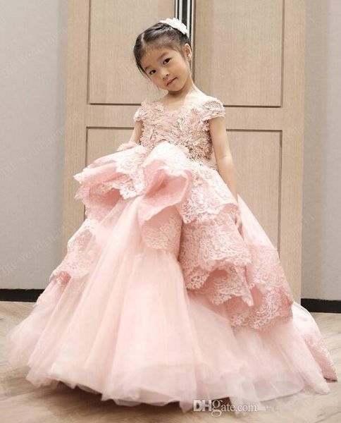 

румяна розовый с плеча девушки цветка платья для свадьбы многоуровневое оборками кружева аппликация девушка театрализованное платье, White;blue