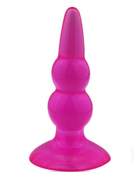 Silikondildo Crystal Penis Anal Butt Plug Vaginal G-Punkt Massager Sex Toys # T701