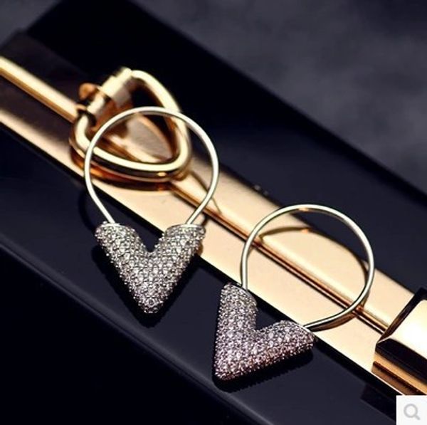 

V бриллиантовое кольцо серьги FS123