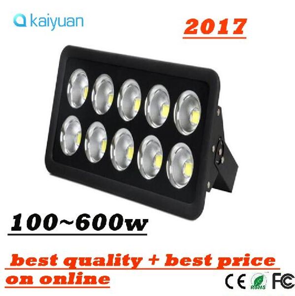 

2017 big power ac 85-265v led floodlight cob 100w 150w 200w 250w 300w 400w 500w 600w rgb / warm / cold white flood lighting floodlights