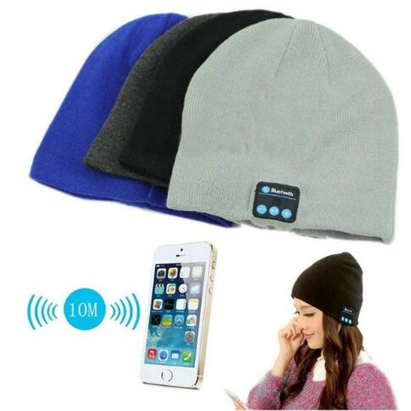 

bluetooth hat music beanie cap bluetooth v4.1 stereo wireless earphone speaker microphone handsfor iphone 7 samsung galaxy s7 music hat