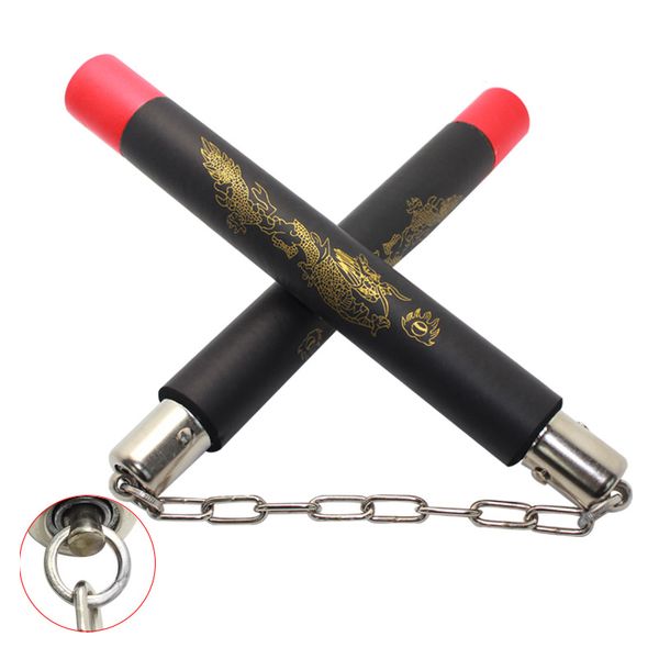 Set of 2 Foam Nunchucks Dragon Pattern Nunchakus Karate Taekwondo for KIDS-8/"
