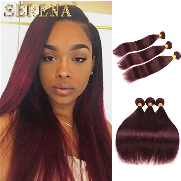 Rosa Hair Beauty Sexy Malaysian Straight Virgin Hair 3 Bundles 99j