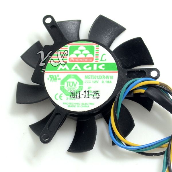 Frete grátis placa de vídeo fannew MGT5012XR-W10 45 MM 12 V 0.19A placa de gráficos ventilador para MAGIC