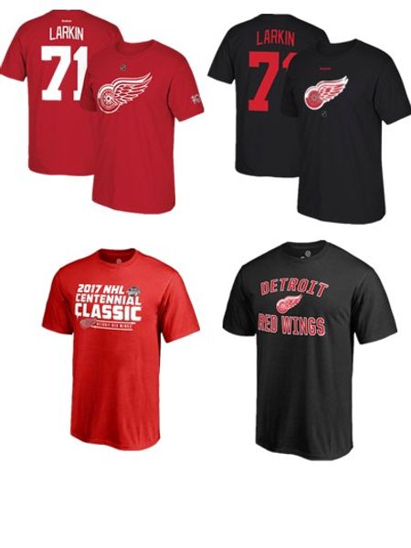 detroit red wings player t shirts