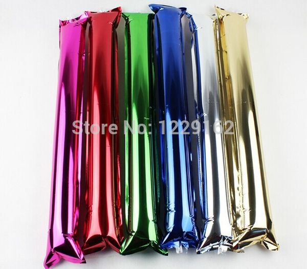 

wholesale-christmas thunder sticks foil inflatable cheering stick air bang stick noise maker for parties and sports games