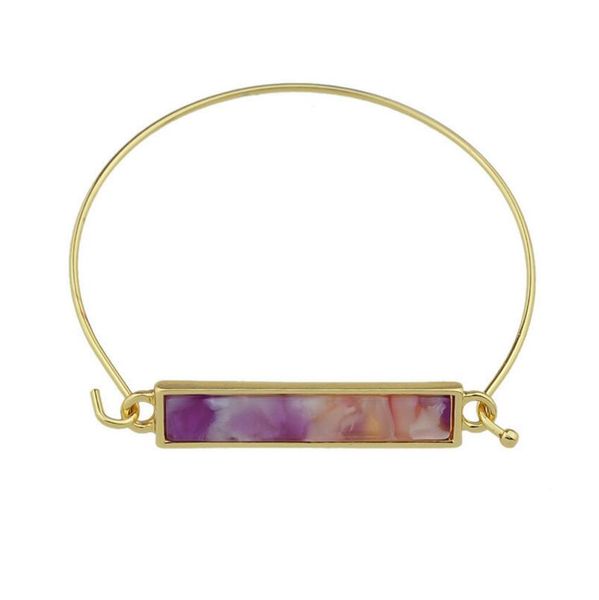 

Позолоченные бренд Drusy Gem бар камень кварцевые манжеты браслеты женщины газа Druzy и