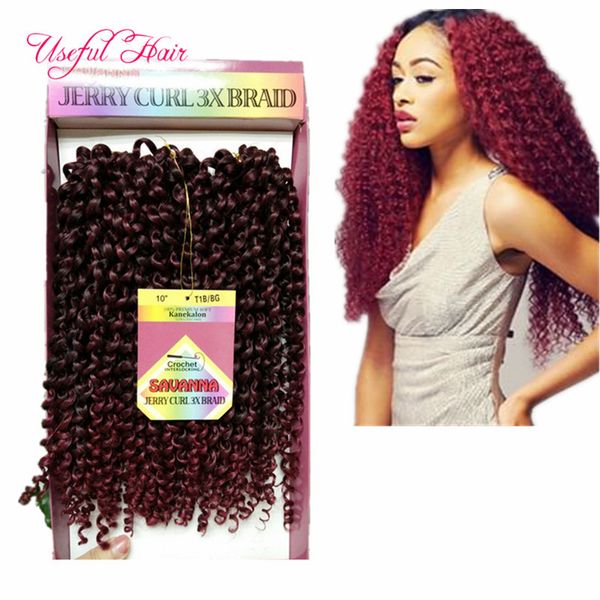 MARLEY TWIST SAVANA MAMBO OMBRE CROCHET HAARVERLÄNGERUNG CHRISTMSA Zopf in Bündeln 10 ZOLL DEEP WAVE Häkelzöpfe Haar FÜR SCHWARZE FRAUEN