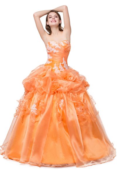 

2018 new organza appliques quinceanera dresses ball gowns with beads crystals lace up sweet 16 dresses 15 year prom gowns stock 2-16 qs1065, Blue;red