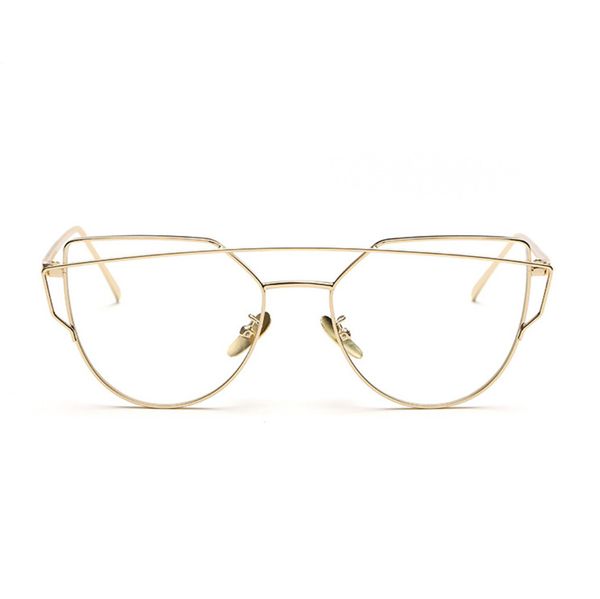 

wholesale- retro gold glasses frames rimmed clear glasses optical lenses woman transparent lens female grade eyeglass frame, Silver