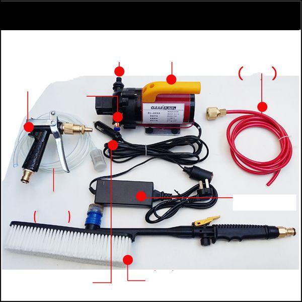 Acheter Machine à Laver Maison électrique Haute Pression 12v 220v Lave Auto Pompe à Eau Haute Pression Voiture Portable Voiture Machine à Laver 120w