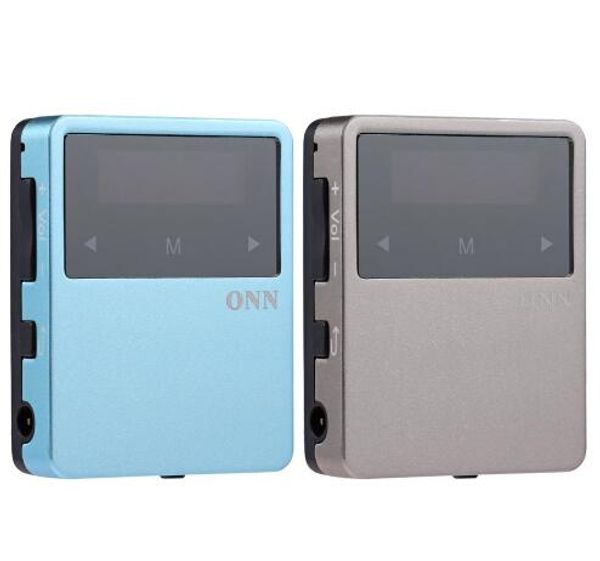 Onn X1 Mini Clipe Sport MP3 Player Música Portátil 8GB FM Rádio Pedômetro Multi-Funcionamento 3.5mm Porta de Áudio Bluetooh HiFi Player
