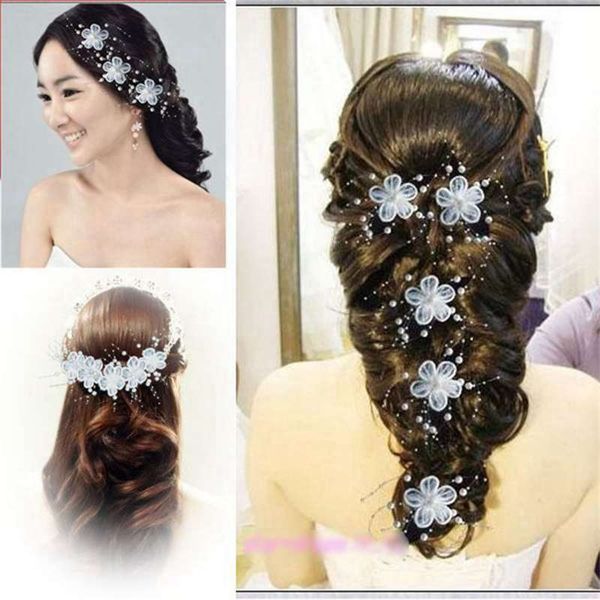 The New Bride Headdress Manual Small Pearl Headdress Flower