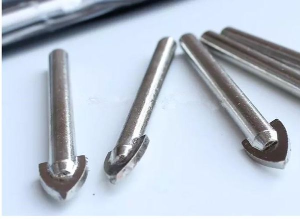 Niedrigster Preis 50 teil/los 6,5mm Hartmetall TCT Glas Fliesen Bohrer set